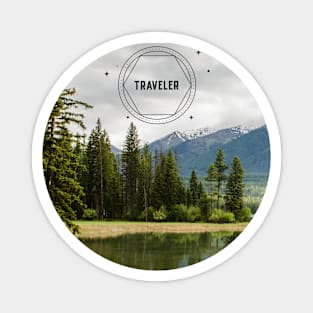 Traveler- Mountain edition Magnet